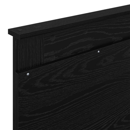 Testiera con testiera Rovere Nero 100 cm Legno multistrato
