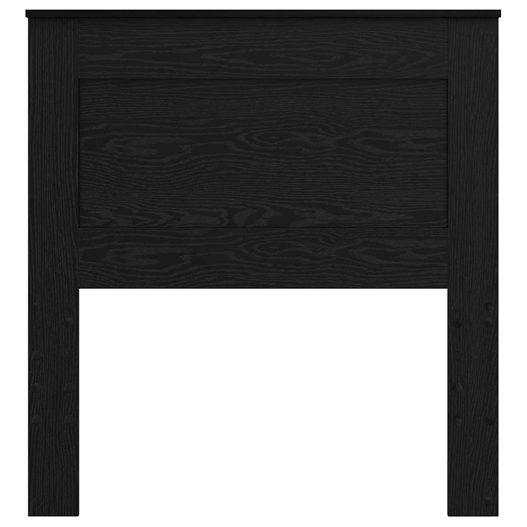 Testiera con testiera Rovere Nero 90 cm Legno multistrato