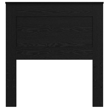 Testiera con testiera Rovere Nero 90 cm Legno multistrato