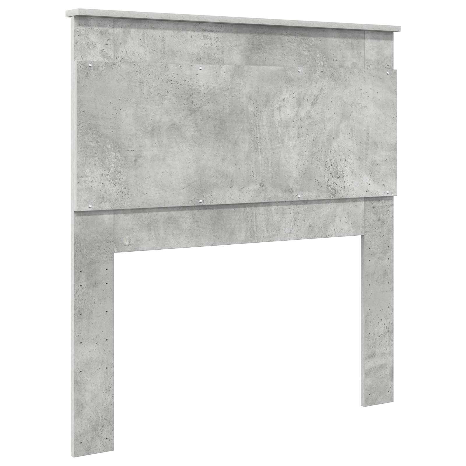 Testiera con testiera Grigio cemento 90 cm Legno multistrato | homemem39