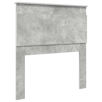 Testiera con testiera Grigio cemento 90 cm Legno multistrato