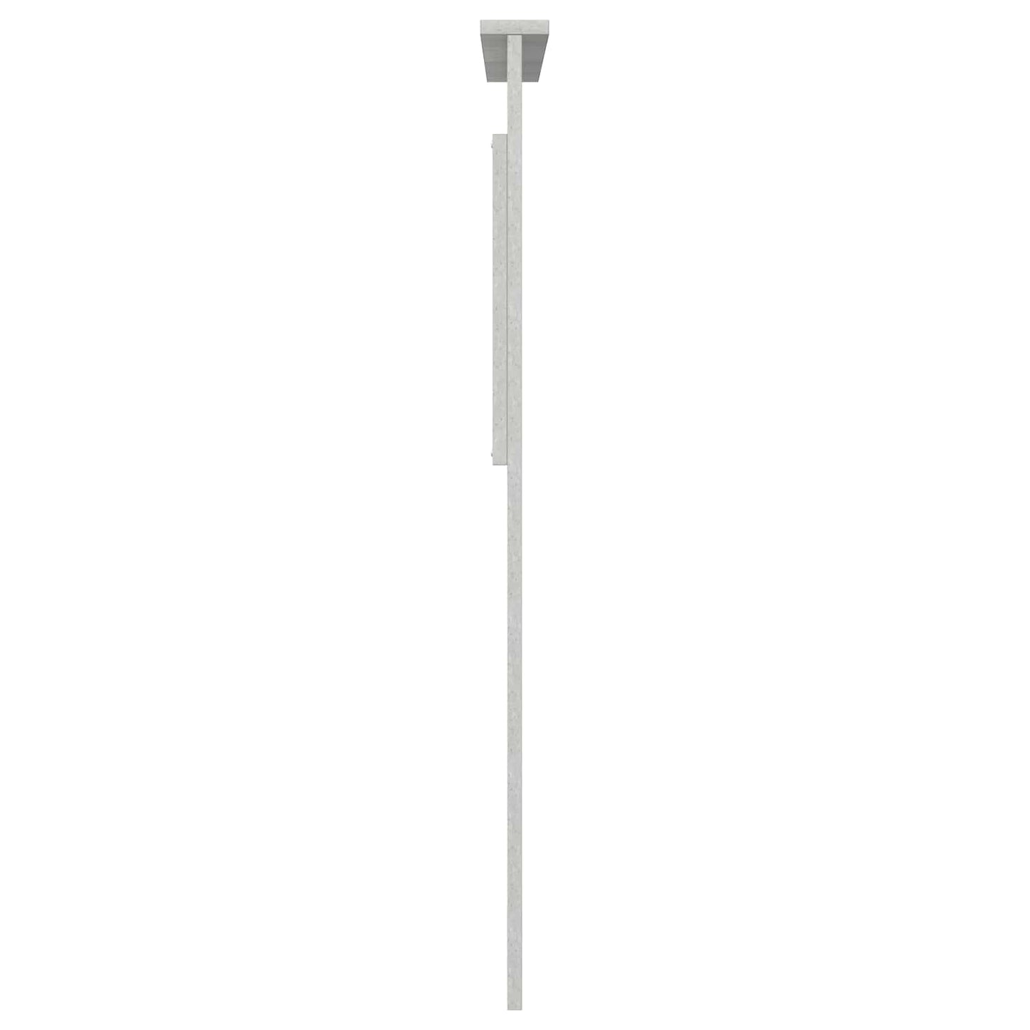 Testiera con testiera Grigio cemento 90 cm Legno multistrato | homemem39