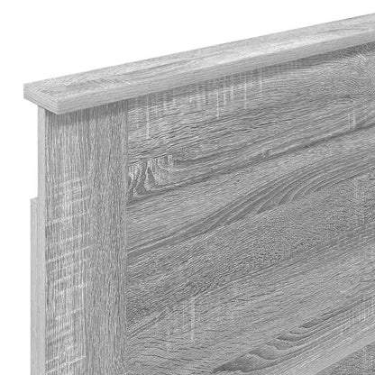 Testiera con testiera Grigio Sonoma 90 cm Legno multistrato