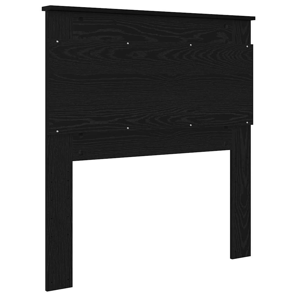 Testiera con testiera Rovere Nero 80 cm Legno multistrato