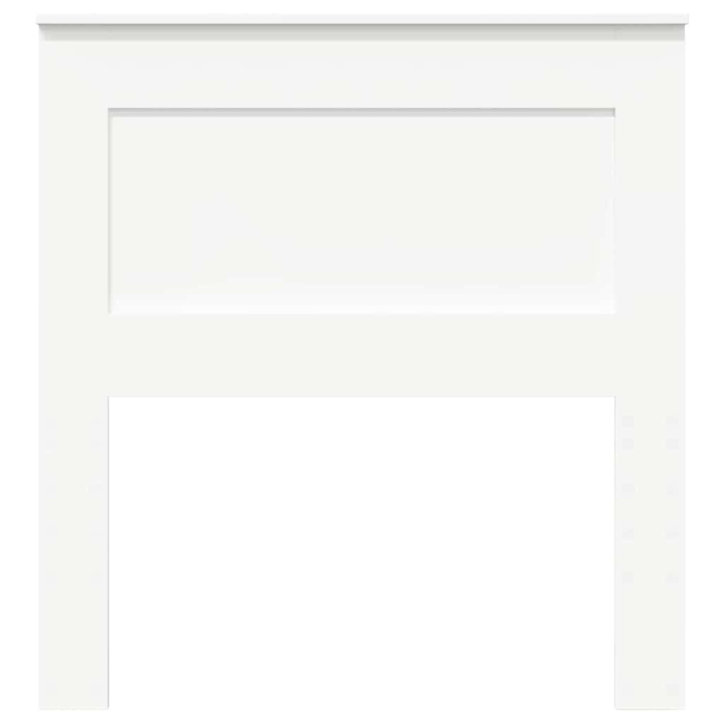 Testiera con testiera Bianco 75 cm Legno multistrato