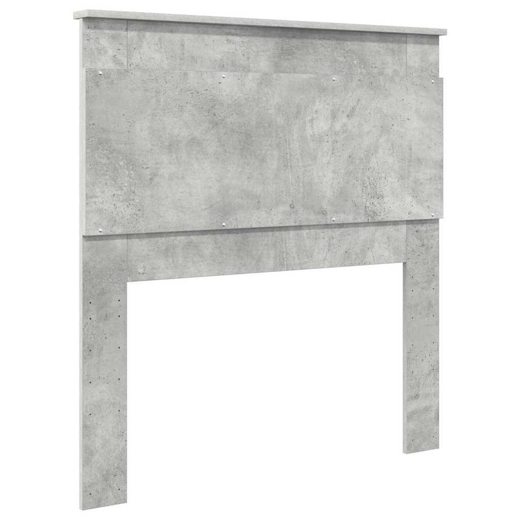 Testiera con testiera Grigio cemento 75 cm Legno multistrato