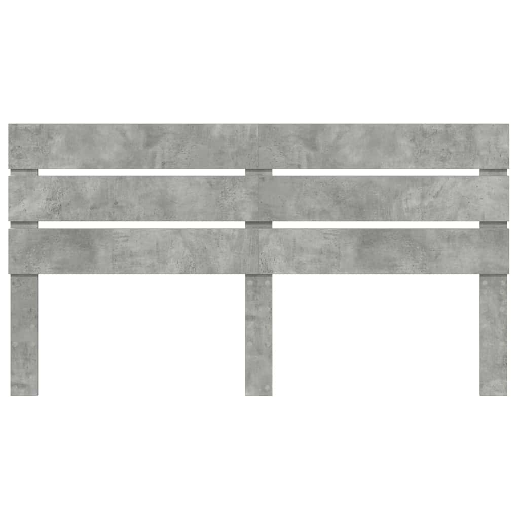 Testiera con testiera Grigio cemento 200 cm Legno multistrato