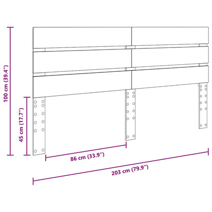 Testiera Rovere artigianale 200 cm Legno multistrato