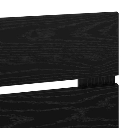 Testiera con testiera Rovere Nero 150 cm Legno multistrato