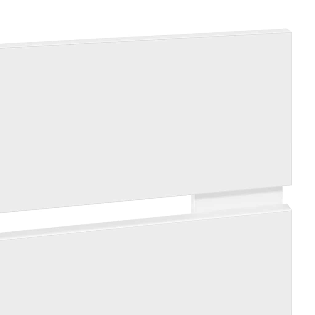 Testiera con testiera Bianco 140 cm Legno multistrato