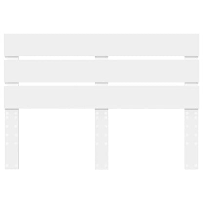 Testiera con testiera Bianco 140 cm Legno multistrato