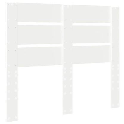 Testiera con testiera Bianco 135 cm Legno multistrato