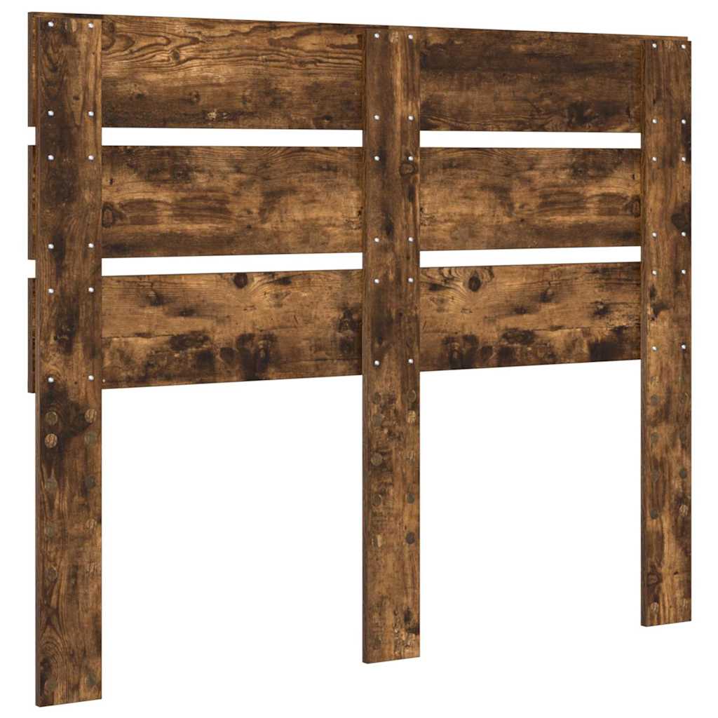 Testiera con testiera Rovere fumé 135 cm Legno multistrato