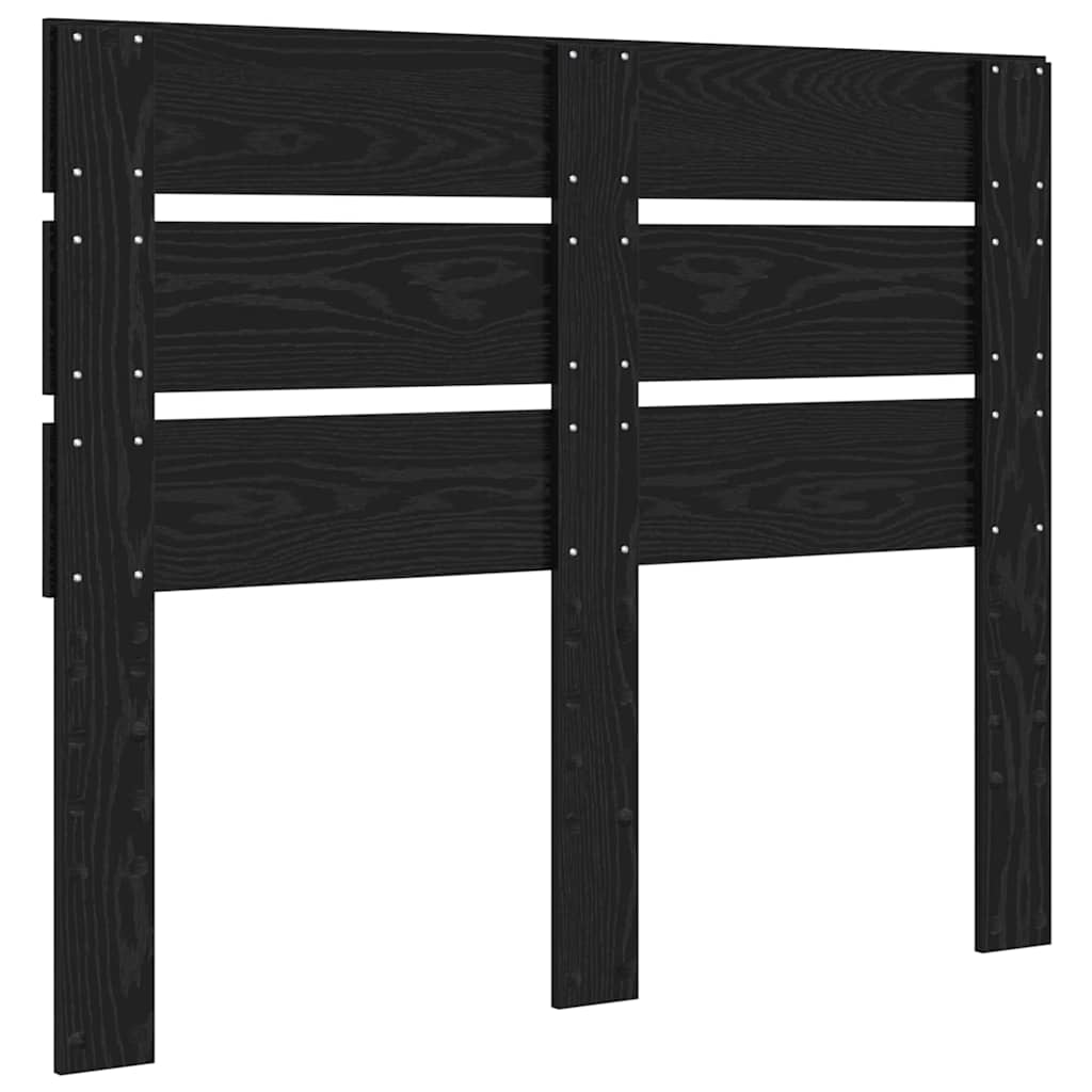 Testiera con testiera Rovere Nero 120 cm Legno multistrato