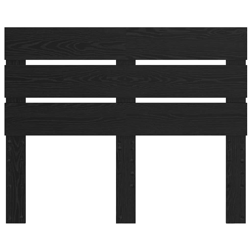 Testiera con testiera Rovere Nero 120 cm Legno multistrato
