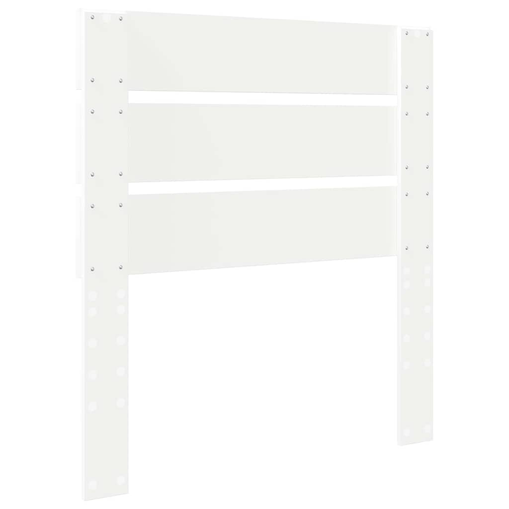 Testiera con testiera Bianco 100 cm Legno multistrato