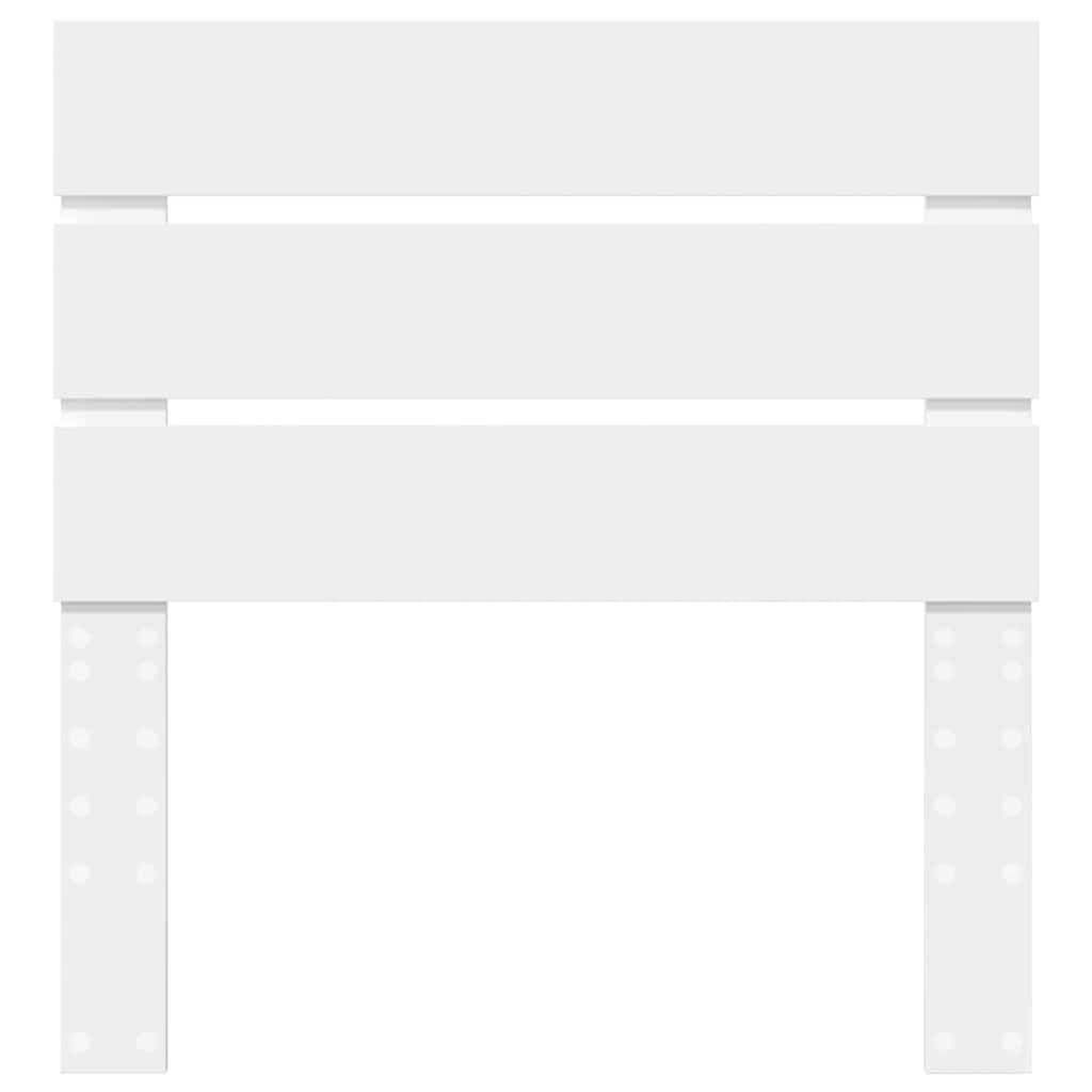Testiera con testiera Bianco 90 cm Legno multistrato
