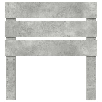 Testiera con testiera Grigio cemento 90 cm Legno multistrato