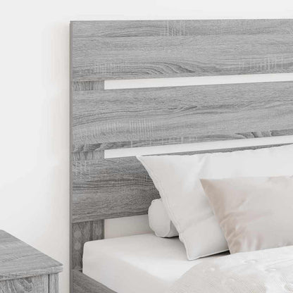 Testiera con testiera Grigio Sonoma 90 cm Legno multistrato