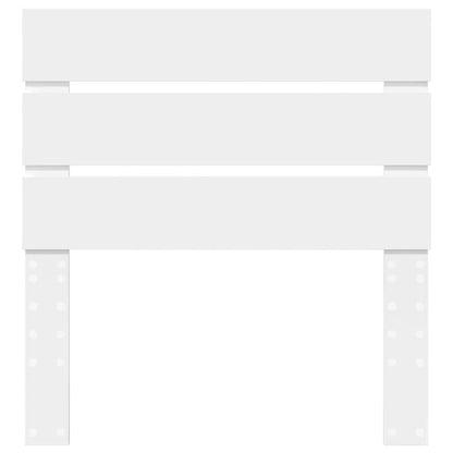 Testiera con testiera Bianco 80 cm Legno multistrato