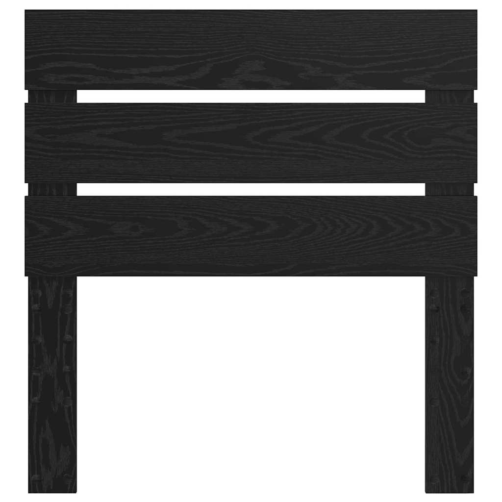 Testiera con testiera Rovere Nero 75 cm Legno multistrato