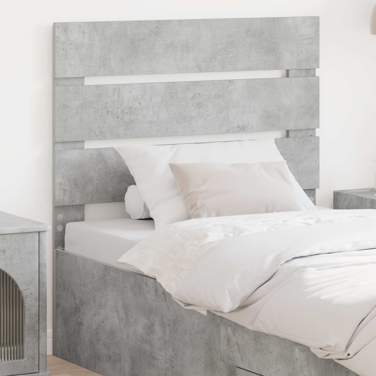 Testiera Grigio cemento Legno multistrato | homemem39