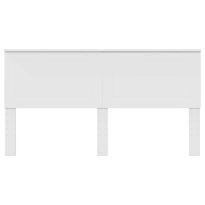 Testiera con testiera Bianco 200 cm Legno multistrato