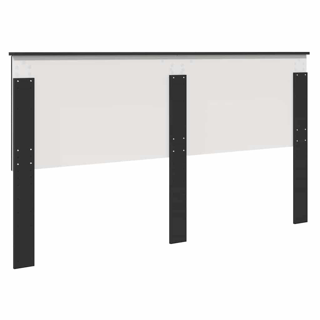 Testiera con testiera Rovere Nero 200 cm Legno multistrato