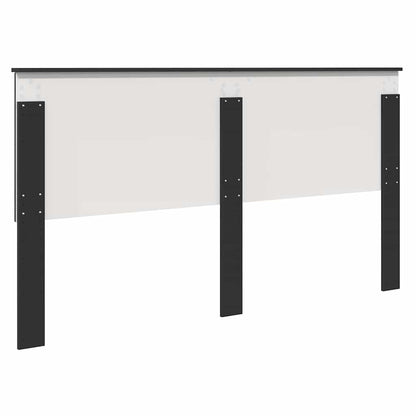 Testiera con testiera Rovere Nero 200 cm Legno multistrato