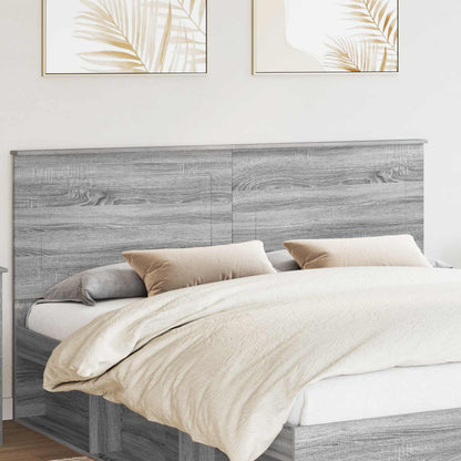 Testiera Sonoma grigia 100 cm Legno ingegnerizzato | homemem39
