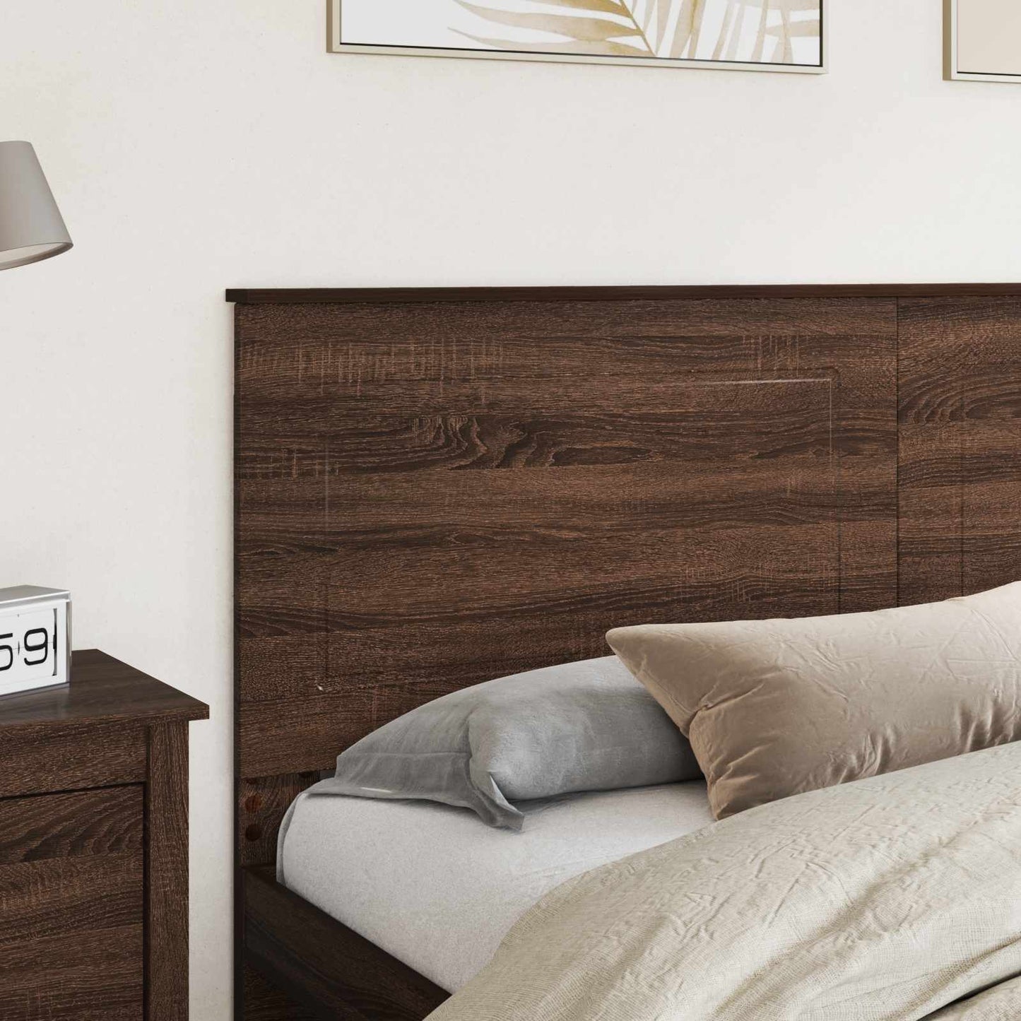 Testiera Quercia marrone 100 cm Legno ingegnerizzato | homemem39