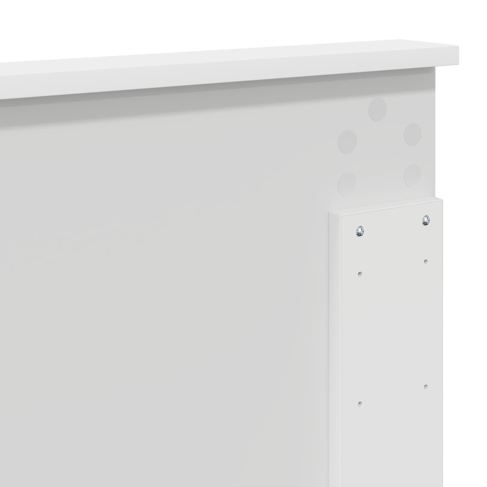Testiera Bianco 100 cm Legno ingegnerizzato | homemem39