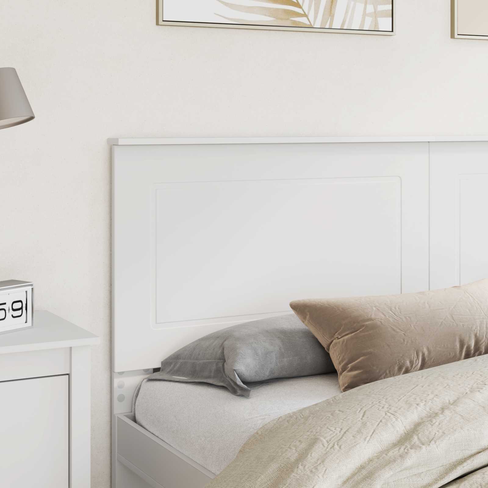 Testiera Bianco 100 cm Legno ingegnerizzato | homemem39