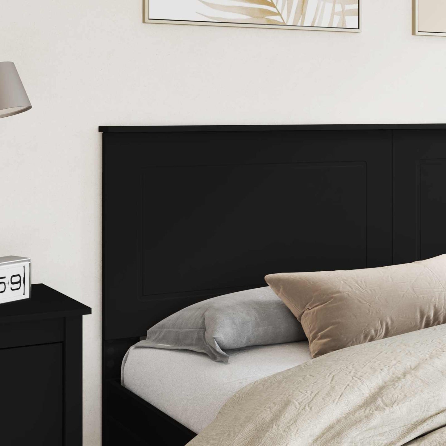Testiera Rovere Nero 100 cm Legno ingegnerizzato | homemem39