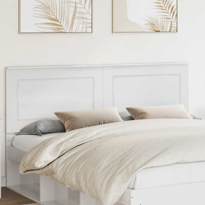 Testiera Bianco Lucido 100 cm Legno ingegnerizzato