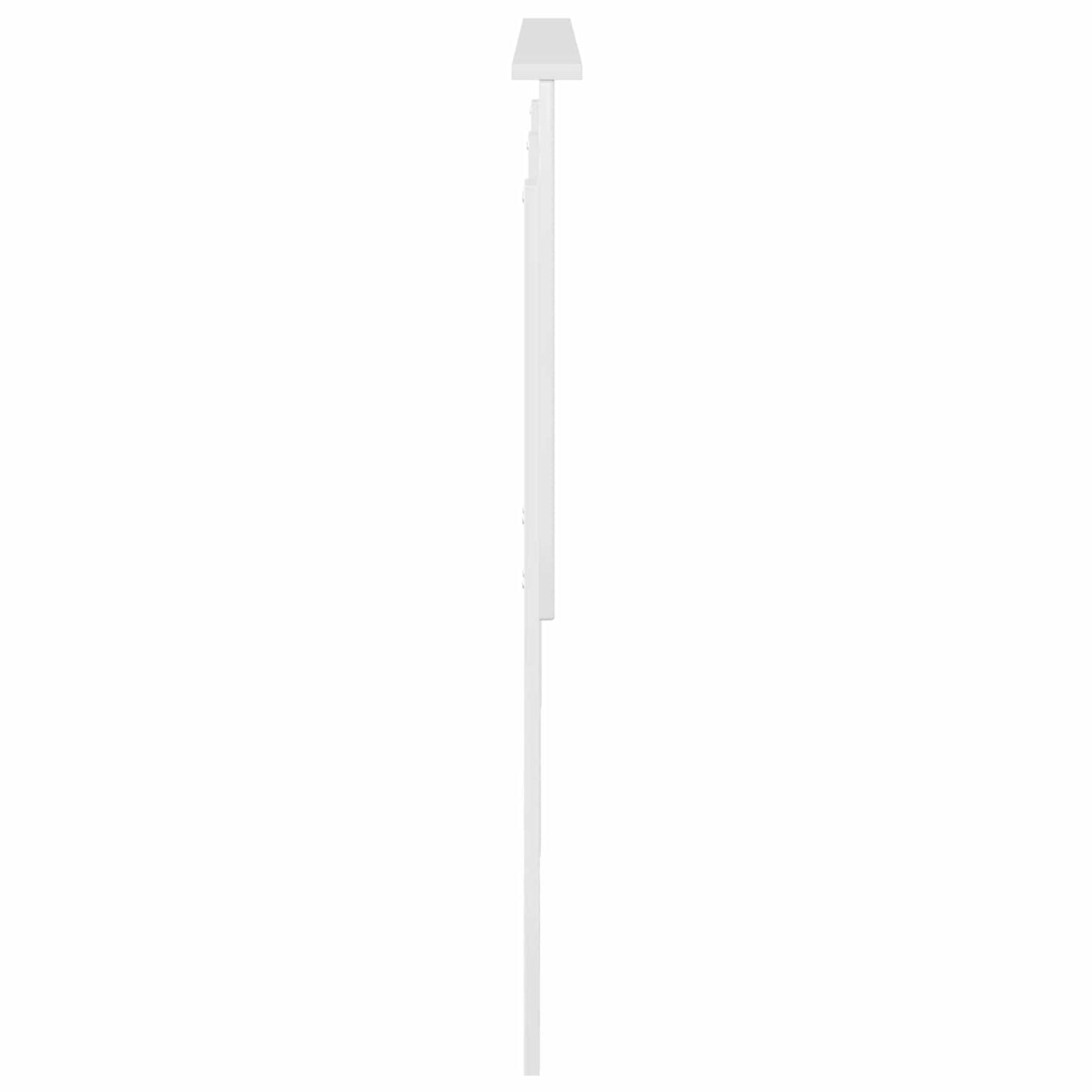 Testiera Bianco Lucido 100 cm Legno ingegnerizzato