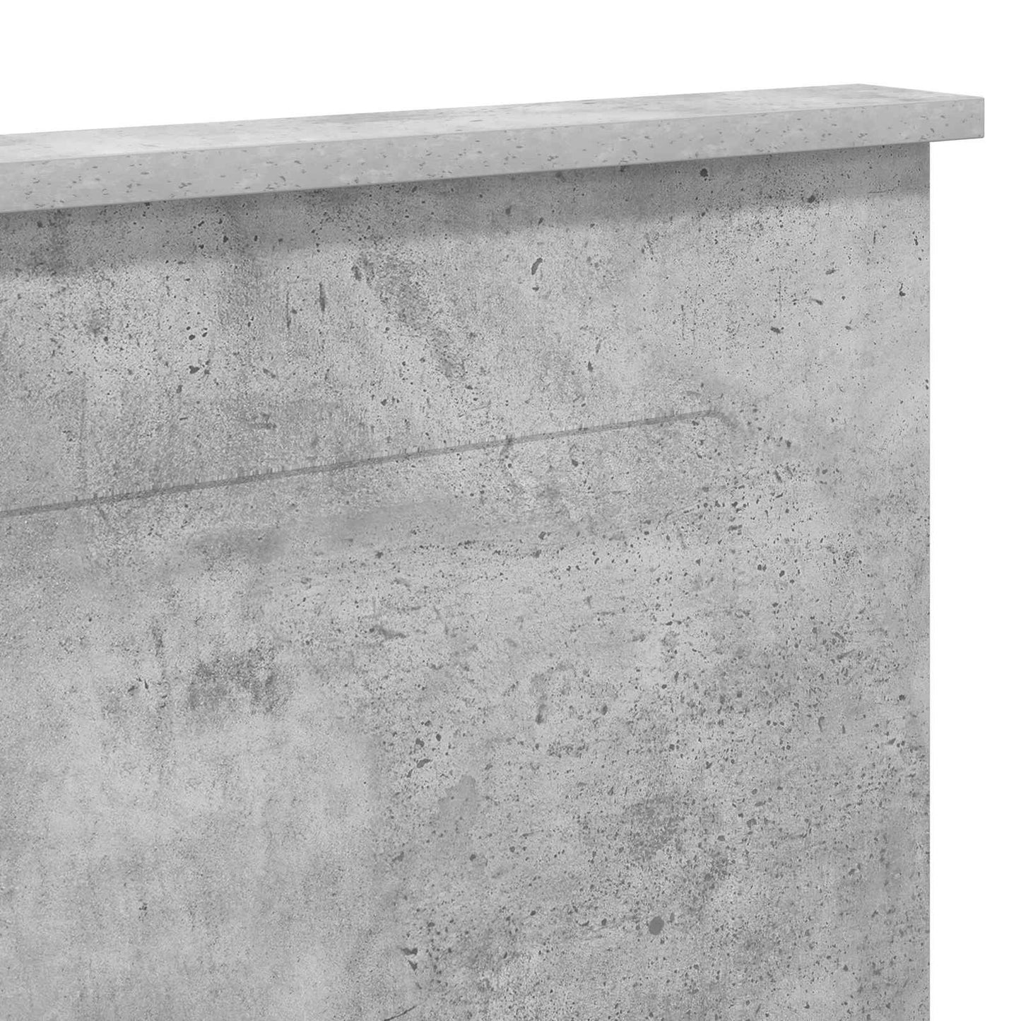 Testiera Grigio Cemento 100 cm Legno ingegnerizzato | homemem39