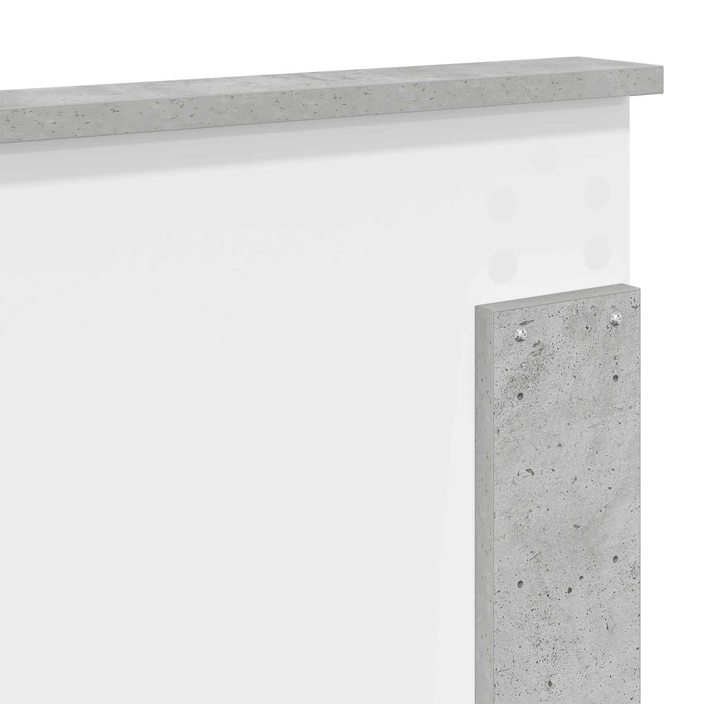 Testiera Grigio Cemento 100 cm Legno ingegnerizzato