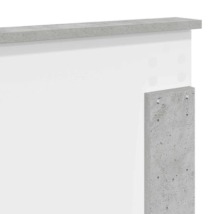 Testiera Grigio Cemento 100 cm Legno ingegnerizzato