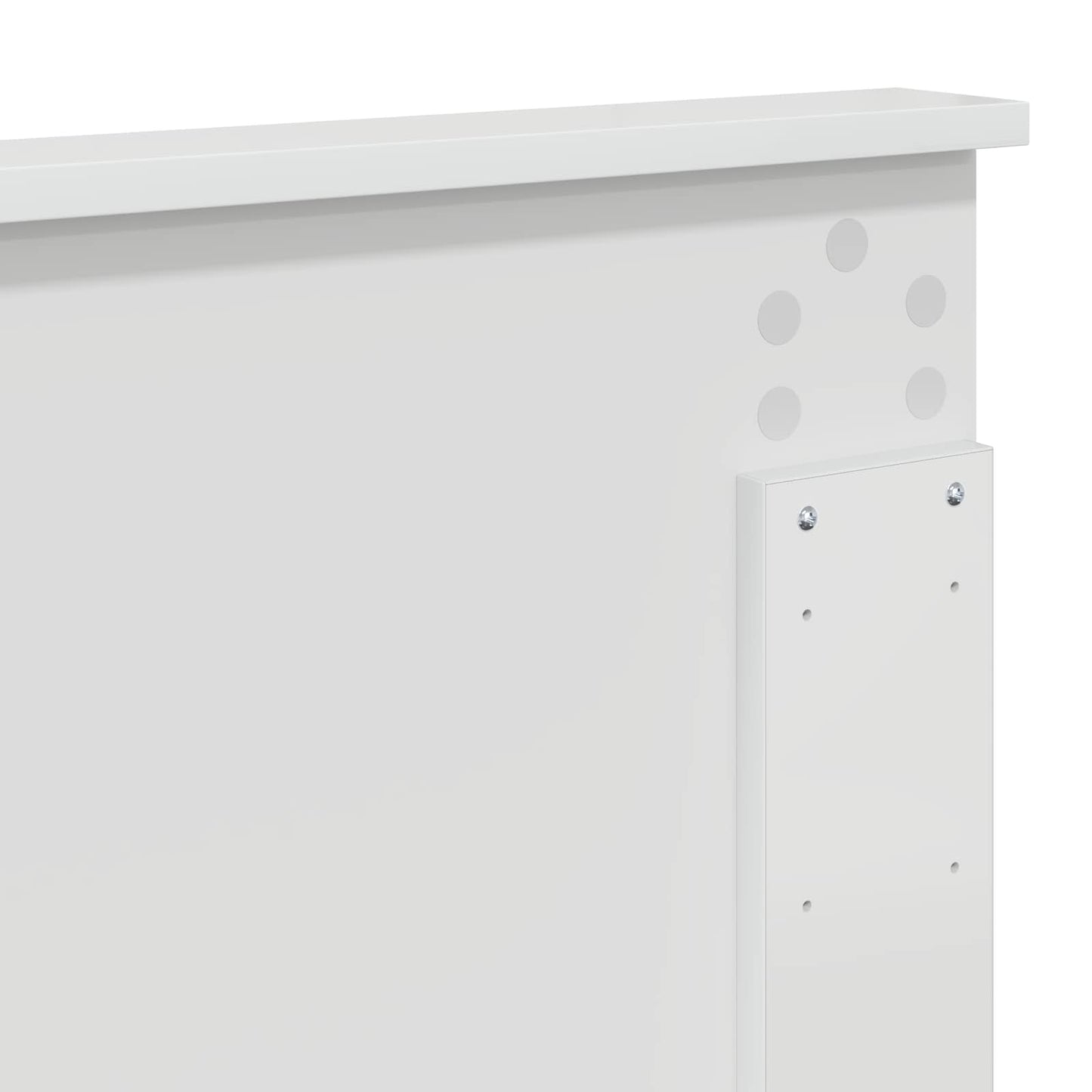 Testiera Bianco Lucido 100 cm Legno ingegnerizzato | homemem39