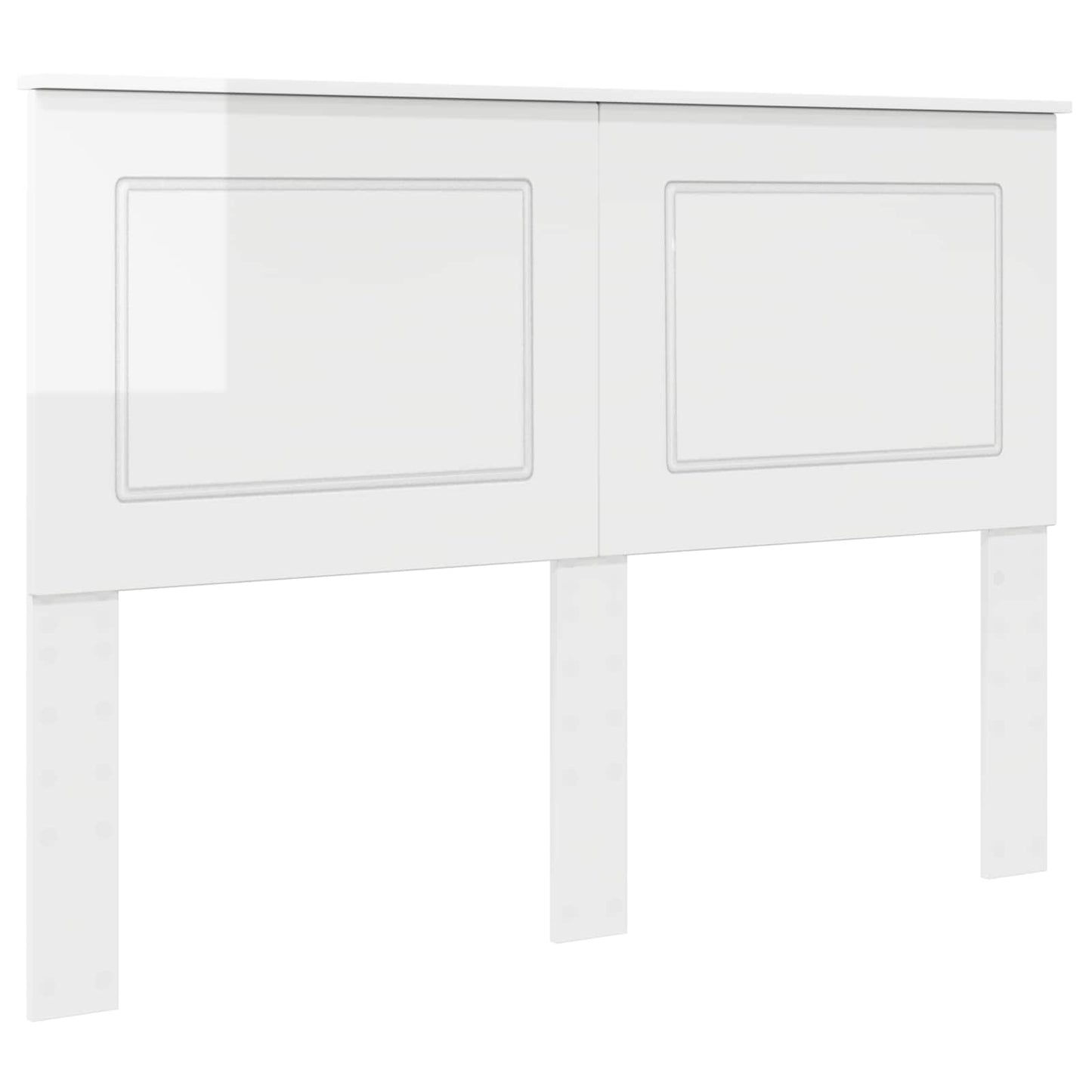 Testiera Bianco Lucido 100 cm Legno ingegnerizzato