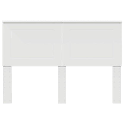 Testiera con testiera Bianco 140 cm Legno multistrato