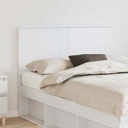 Testiera con testiera Bianco 135 cm Legno multistrato