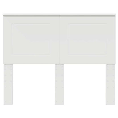 Testiera con testiera Bianco 135 cm Legno multistrato