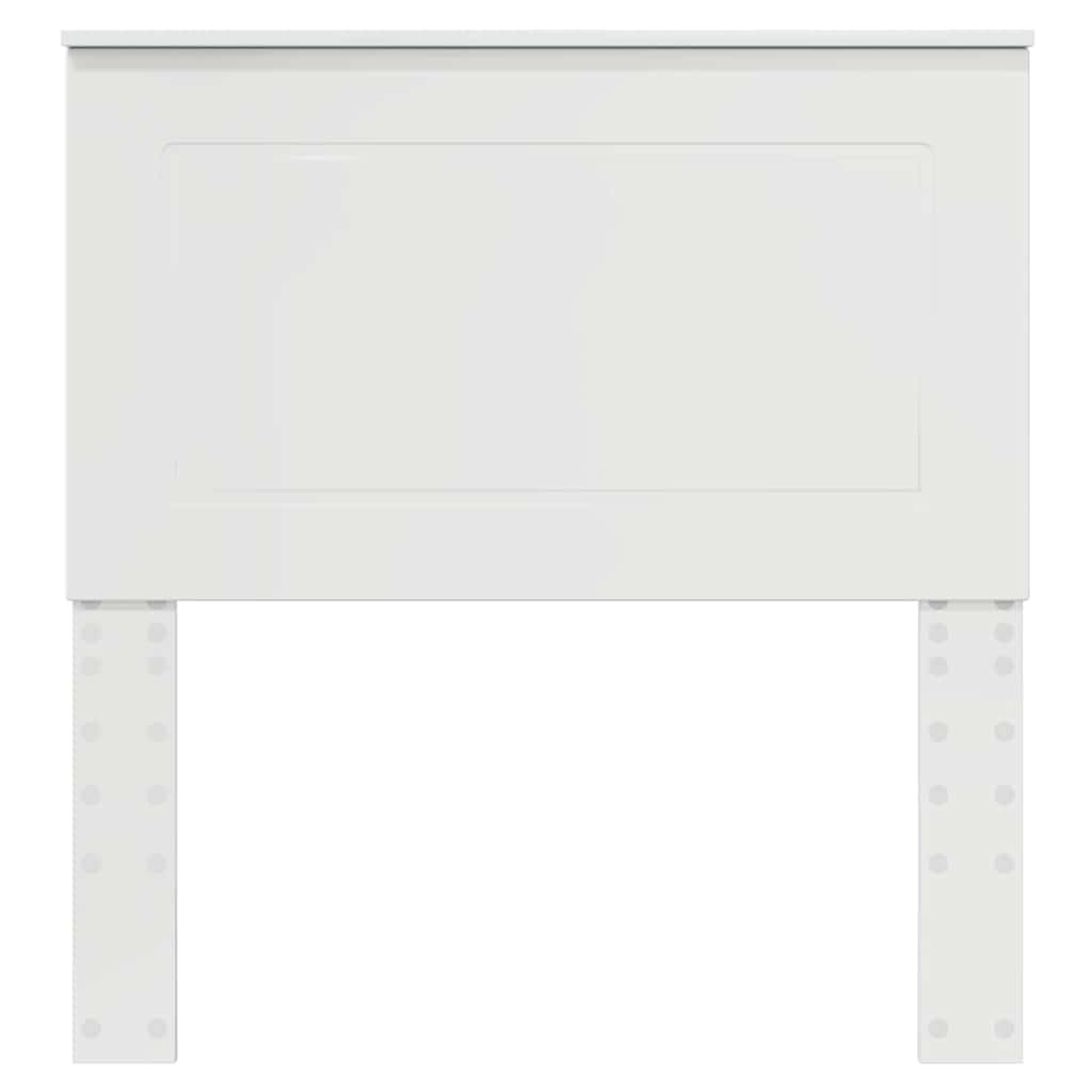 Testiera con testiera Bianco Lucido 100 cm Legno multistrato