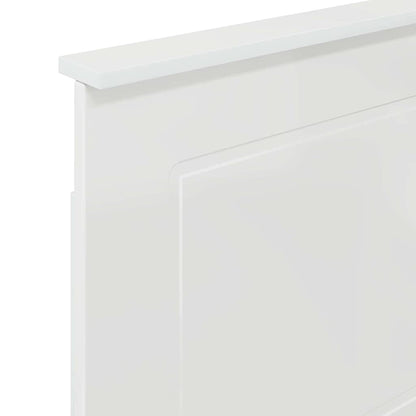 Testiera con testiera Bianco Lucido 90 cm Legno multistrato