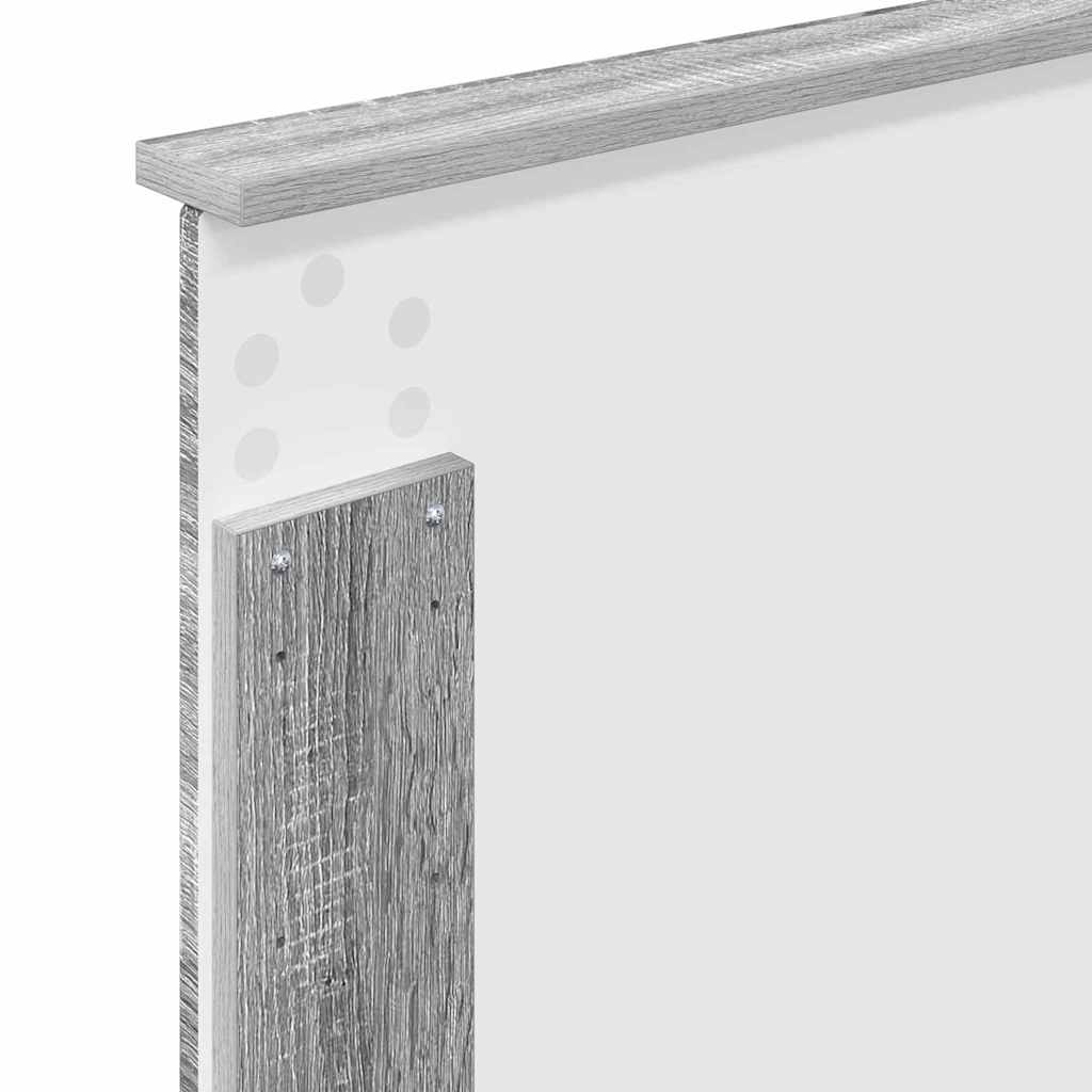 Testiera con testiera Grigio Sonoma 90 cm Legno multistrato