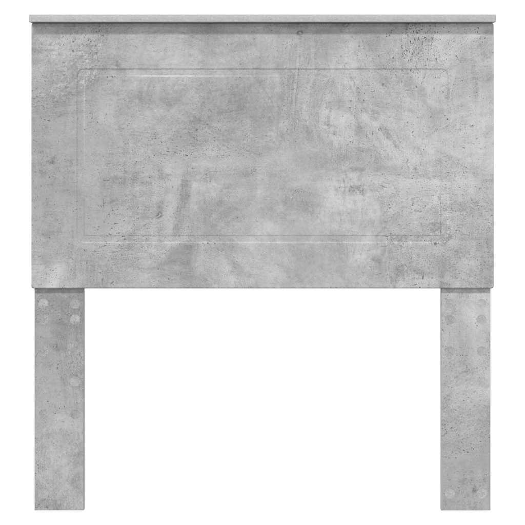 Testiera con testiera Grigio cemento 80 cm Legno multistrato