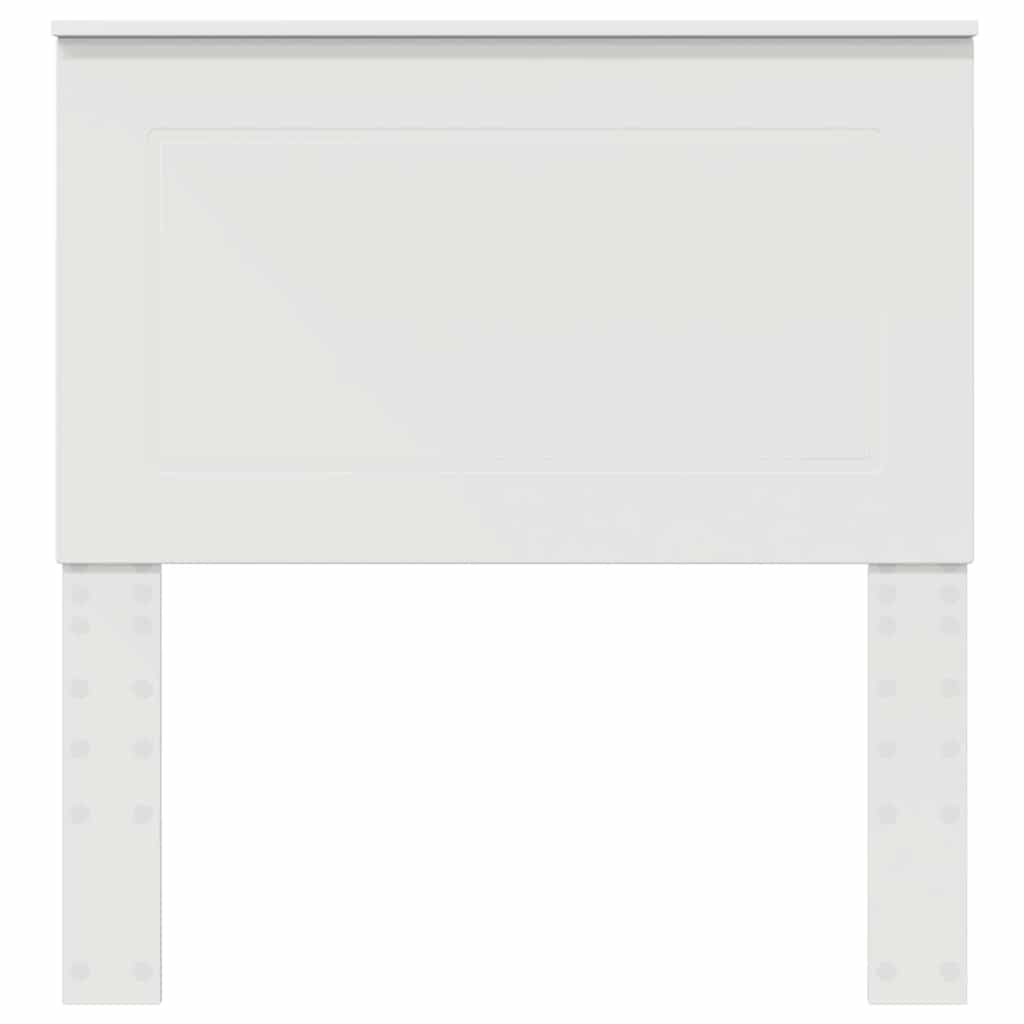 Testiera con testiera Bianco 75 cm Legno multistrato