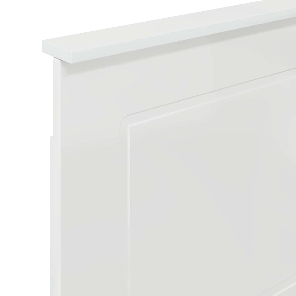 Testiera con testiera Bianco Lucido 75 cm Legno multistrato